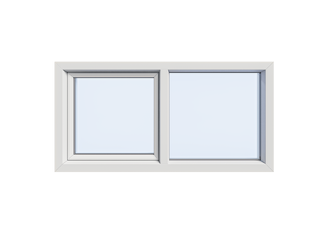 Kunststof kozijnen draaikiep 2 vaks