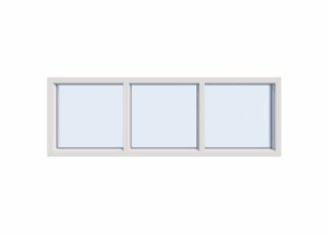 Kunststof kozijnen 3 vaks