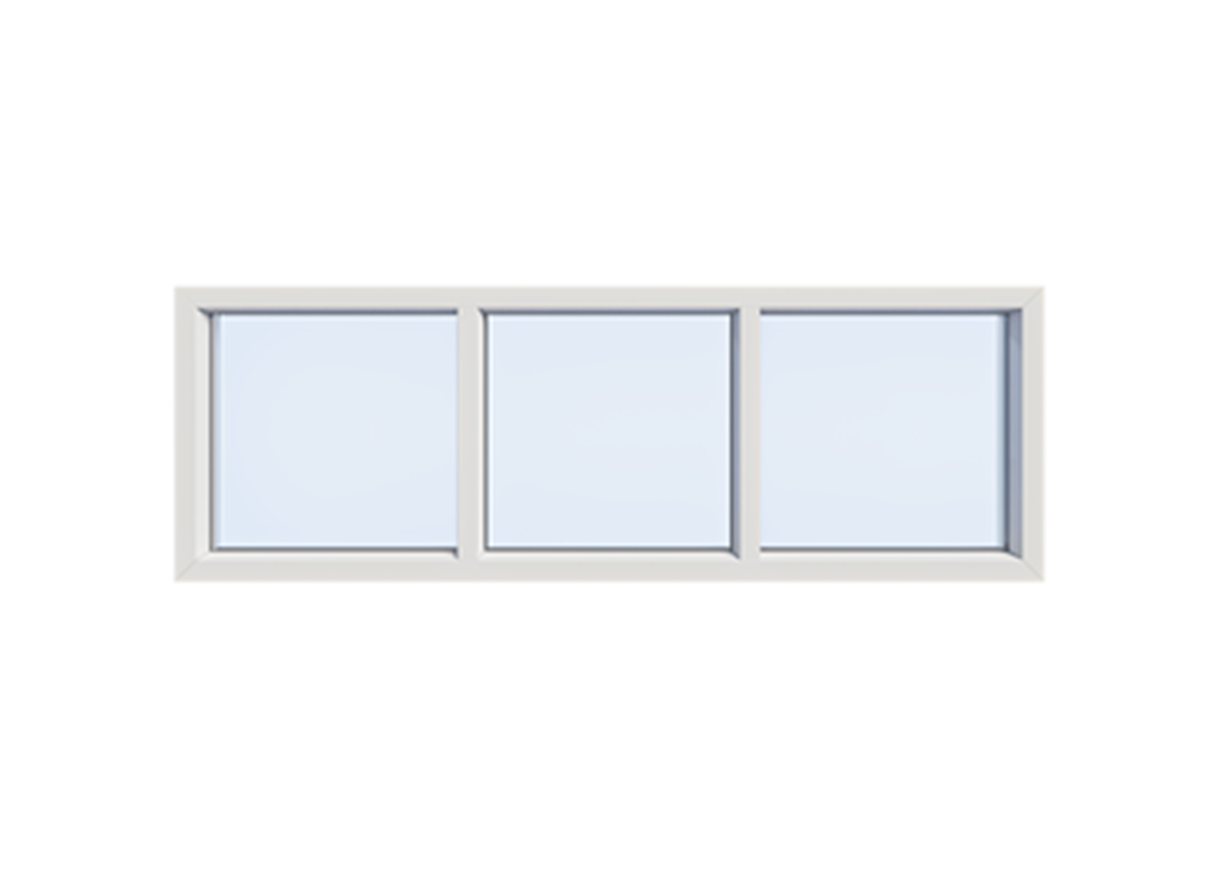 Kunststof kozijnen 3 vaks